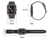 Reloj Inteligente 1.85 con Pantalla Curva, Llamadas Inalámbricas, Smart Island, Esfera Dinámica, Reloj Inteligente para Hombre, Listo para Enviar