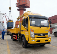 Nouvelle grue mobile mini-camion AOMAN-105 de 3,2 tonnes avec moteur DF, flèche télescopique, boîte de vitesses et pompe, faible entretien, manutention de marchandises, logistique