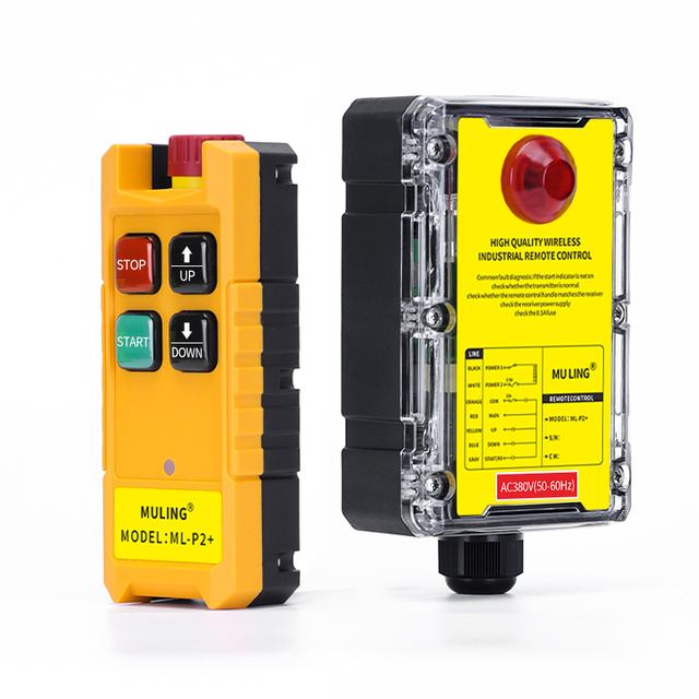 ML-P2+ Industrial Wireless Remote Control Plastic Waterproof Anti-Shock Learning Rolling Fixed Code Model F21-E1B L5B83G Box