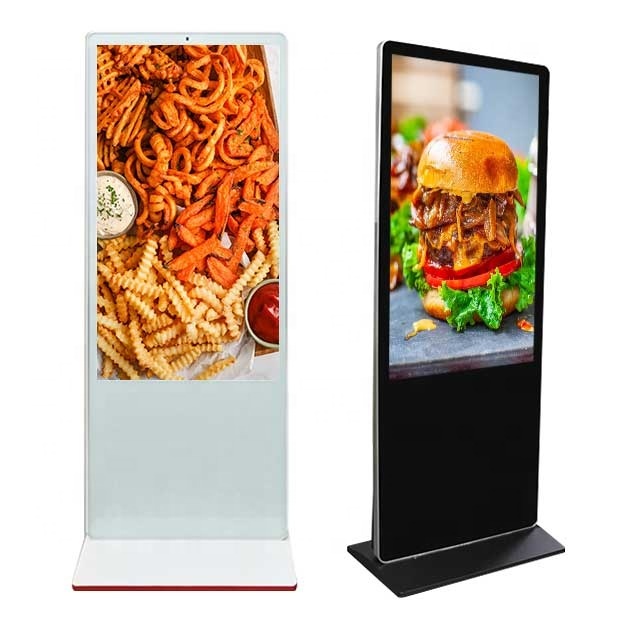 Hot Sales 32 43 55inch Indoor LCD Monitor Advertising Digital Signage Totem Player Digital Menu Boards for Restaurants