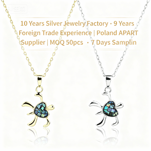 Модное Ювелирное Украшение для женщин, позолоченная цепочка, подвеска в виде черепахи, Шарм-подарок - Product Image 2