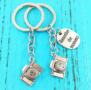 Vintage Mini caméra porte-clés porte-clés rétro métal porte-clés amis cadeaux <span class=keywords><strong>caméraman</strong></span> Unique porte-clés - Product Image 1