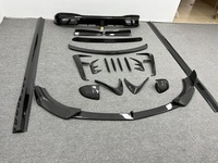 Convient pour Mercedes Benz W223 Upgraded M-type Dry Carbon Fiber Front and Rear Diffuser Side Skirts and Rear Spoiler Body Kit