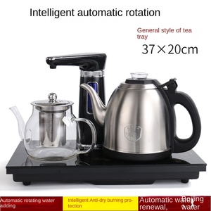 Hervidor de Agua Eléctrico Totalmente Automático de Vidrio con Alto Contenido de Boro, Juego de Tetera de 1.2L, Apagado Automático de Seguridad, Control Digital, Dispensador de Agua Inalámbrico - Product Image 6