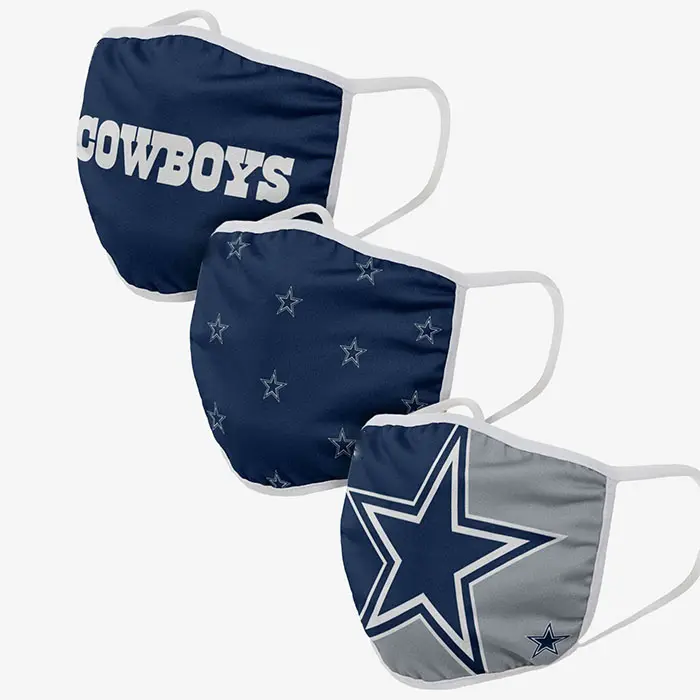 Mascarilla lavable de tela para hombre y mujer, máscara personalizada con diseño de fútbol americano, estadounidense, NFC, de los caballeros de la NFL, de los otros, los Cowboys