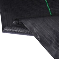 Toile géotextile anti-UV en PP noir pour aménagement paysager/jardin/agriculture, avec service de découpe