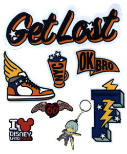 Chapeau en PU brodé personnalisé Ortha Evra Ventralex en chenille Logo en fer en forme de cœur 1-3 jours de bricolage échantillon logistique 1-3 jours de bricolage - Product Image 6