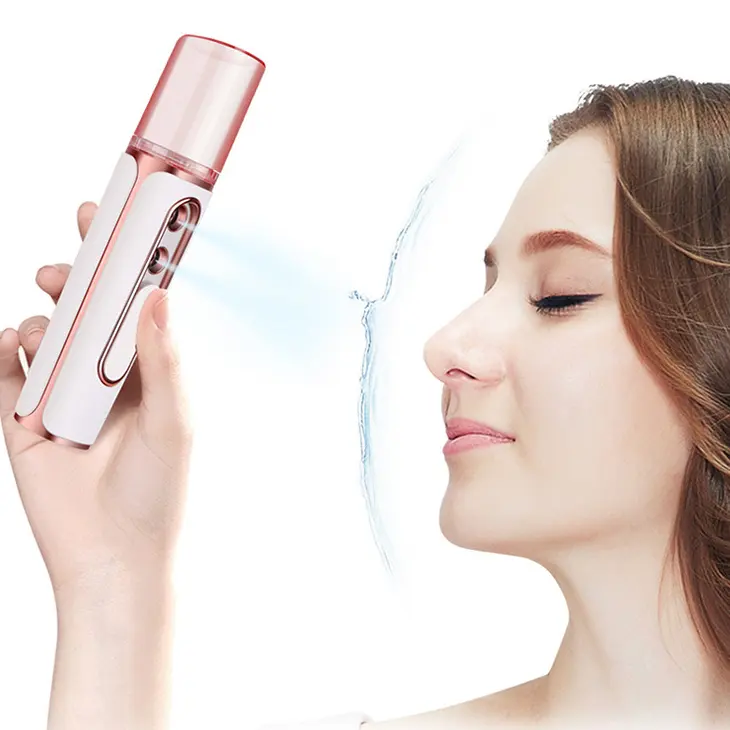 Portatile per la cura della pelle di emergenza ricarica Power bank Spray idratante doppio foro viso Spray Nano viso