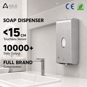 <span class=keywords><strong>Dispensador</strong></span> de Jabón Líquido Automático AOLQ de Acero Inoxidable <span class=keywords><strong>Industrial</strong></span> con Sensor, 1000 ml, para Jabón de Manos con Piedra Pómez - Product Image 1