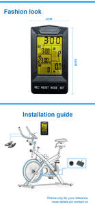 <span class=keywords><strong>Compteur</strong></span> d'ordinateur de <span class=keywords><strong>vélo</strong></span> de filature de machine d'exercice de ZT <span class=keywords><strong>Compteur</strong></span> de vitesse de <span class=keywords><strong>vélo</strong></span> d'exercice d'intérieur - Product Image 5