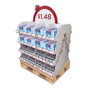 HOT Free New Custom Design High Quality Promotion Recyclable Half Pallet Display