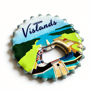 Ouvre-bouteille magnétique en céramique imprimé UV sur le thème des Î<span class=keywords><strong>les</strong></span> Vierges, <span class=keywords><strong>de</strong></span> l'Île <span class=keywords><strong>de</strong></span> Pâques, <span class=keywords><strong>de</strong></span> <span class=keywords><strong>la</strong></span> <span class=keywords><strong>Guadeloupe</strong></span> et <span class=keywords><strong>de</strong></span> <span class=keywords><strong>la</strong></span> Nouvelle-Zélande, cadeau <span class=keywords><strong>de</strong></span> collection - Product Image 6