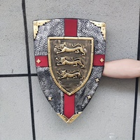 Escudo de Espuma de Poliuretano de 20.47'' con Tres Leones Cruzados, Ligero y Flexible, Venta al por Mayor de Fábrica, Personalizado, OEM, Accesorio de Escudo