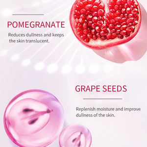 Nettoyant visage blanchissant à la grenade, soin de la peau naturel, marque privée OEM, nettoyage en profondeur - Product Image 4