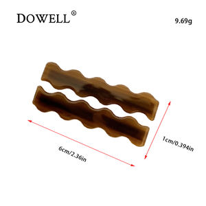 กิ๊บติดผม DOWELL รุ่นใหม่สไตล์เกาหลี ขายส่ง กิ๊บหนีบผมอะซิเตทขนาดเล็ก กิ๊บปากเป็ด - Product Image 3