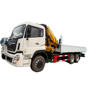 Camion à plateau plat Dongfeng à 10 roues, avec grue à bras pliable de 200 tonnes, directement de l'usine, pour l'exportation - Product Image 4
