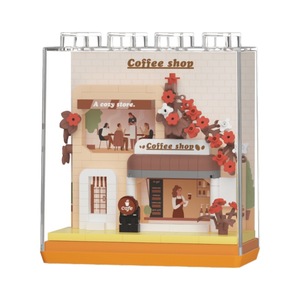 Bloques de Construcción de Cafetería, Rompecabezas, Juguete, Adorno de Escritorio de Floristería, Regalo de San Valentín para Novia - Product Image 5