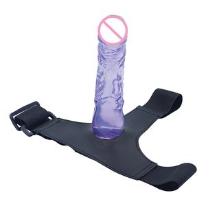 Realistisches Sexspielzeug aus Silikon Lesbischer <span class=keywords><strong>Strap</strong></span>-On <span class=keywords><strong>Dildo</strong></span> mit Gürtelunterwäsche - Product Image 2