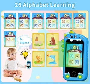 Kinder-Smartphone Weihnachts- und Geburtstagsgeschenke Spielzeugtelefon mit Dual-Kamera Musikplayer Puzzle-Spielen Touchscreen-Telefon Kamera - Product Image 4