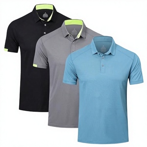 Camiseta Casual a Rayas para Hombre, Corte Ajustado, Logotipo Personalizado, 100% Poliéster, Transpirable, Manga Corta - Product Image 3
