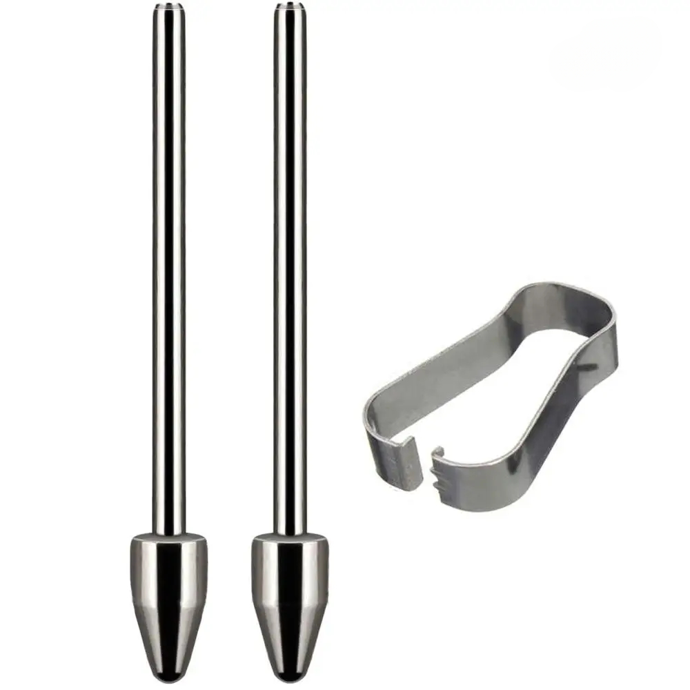 Plata--2 puntas+1 clip