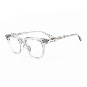 Monture de lunettes optiques transparente en acétate pour hommes et femmes, fabrication de Shenzhen, modèle classique populaire pour grands-parents, disponible en magasin de lunettes. - Product Image 1