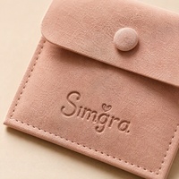 Boîte à bijoux rigide rose de luxe avec pochette en velours, ensemble personnalisé avec logo, emballage cadeau à tiroir coulissant pour bague, boucles d'oreilles, bracelet