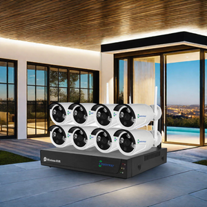 1080P图亚应用无线NVR闭路电视系统8通道H.265无线摄像头套件，带安全功能双向音频人脸检测 - Product Image 6