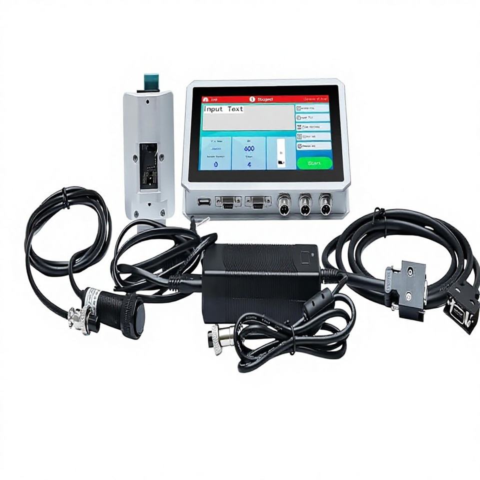 Industrial Inkjet Printer Online Kit Batch Coder Printing Text Number ...