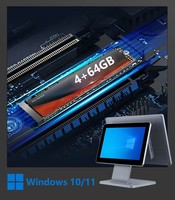 Ultra-mince 15.6 pouces Android/win10/11/ Linux POS Systems All in One Pos Terminal Machine à vendre