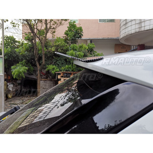 สปอยเลอร์หลังคาสำหรับ Audi Q3 ปี 2015 - 2019 รุ่น DGS ผิวคาร์บอน ปีกหลังท้ายรถยนต์ วัสดุ ABS อุปกรณ์ตกแต่งเสริม - Product Image 3