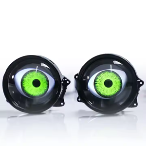 GPNE lampu mobil 6 pola mode sakelar, lampu depan led mata setan proyektor 3 inci mata setan dengan pengendali jarak jauh - Product Image 3