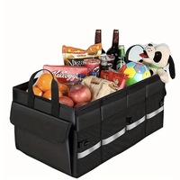 Boîte de rangement pour voiture, organisateur de coffre pliable, bac à débris avec tissu Oxford pour véhicule