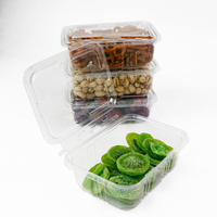 16oz scharnierende, manipulatiebestendige deksel voor huisdierenverpakkingen, manipulatiebestendige verpakking, manipulatiebestendige deli-containers voor gedroogd fruit
