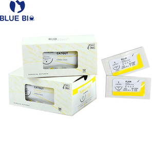 Suture stérile absorbable de qualité médicale, longueur 75 cm, pour le traitement des plaies en dermatologie - Product Image 1