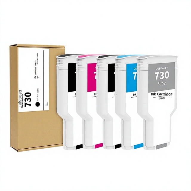 Compatible HP 730 Full for Cartridge with Chip Pigment for for T1600/T2600/T1700 Plotter Printers
