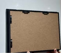Cadre photo A4 pour œuvres d'art d'enfants, interchangeable, en bois blanc avec verre incassable, cadre pour collection d'art d'enfants