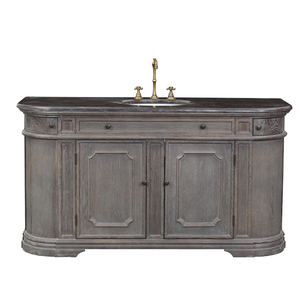 <strong>Rustic</strong> Wood Classic Furniture Vintage Cabinet Single Sink <strong>Bathroom</strong> <strong>Vanity</strong> <strong>Vanities</strong> with Sink - Product Image 1