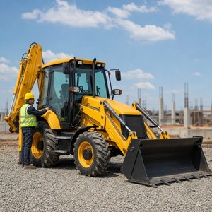 <span class=keywords><strong>Mini</strong></span>-chargeuse-pelleteuse 4x4 à roues, moteur diesel 75 kW, pompe à moteur haute efficacité, roulement d'engrenage - Product Image 6