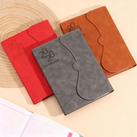 Agenda personnalisé de luxe 2026 A5 avec 100 feuilles, couverture rigide en cuir PU souple et logo pour cadeau