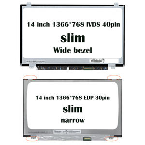 Écran d'ordinateur portable 14 pouces en gros tous les modèles 30pin 40pin pour Hp Lenovo Acer Dell <span class=keywords><strong>Sony</strong></span> Toshiba Samsung Chromebook pièces d'affichage - Product Image 3