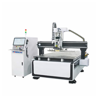 Router CNC Jinan Mosencnc ATC con Cambio Automático de Herramientas, Router de Madera de 3 Ejes para Tallado de Muebles, Puertas y Gabinetes
