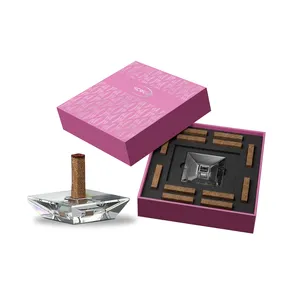 smart incense with crystal burner set chimney