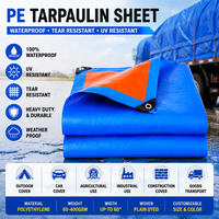 Bâche en PE industrielle, couverture imperméable en polyéthylène pour la protection des équipements, des machines, des entrepôts et des usines