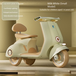 Tricycle électrique <span class=keywords><strong>en</strong></span> plastique pour enfants avec batterie 6V 4A et moteur 380, fonction éducative précoce - Product Image 3