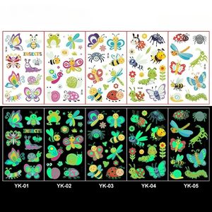 <span class=keywords><strong>Tatuaggi</strong></span> temporanei per auto per bambini trasporto camion bagliore in <span class=keywords><strong>tatuaggi</strong></span> scuri adesivi veicolo da costruzione forniture per feste di compleanno F - Product Image 6