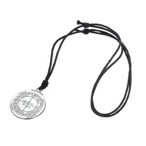 Collier en acier inoxydable, pendentif en plaqué argent Antique avec <span class=keywords><strong>sceau</strong></span> du <span class=keywords><strong>roi</strong></span> thermos, bijou à la mode - Product Image 1