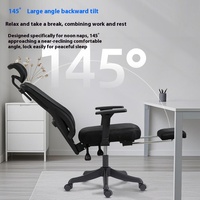 Chaise de bureau ergonomique en maille au design moderne Tai Chang Chaise pivotante de loisirs confortable pour les travailleurs sédentaires à utiliser sur ordinateur