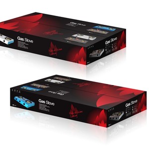 Estufa <span class=keywords><strong>de</strong></span> <span class=keywords><strong>Gas</strong></span> <span class=keywords><strong>para</strong></span> Cocina, Nuevo Diseño, Vidrio Templado Negro, Llama Azul, 5 cm, Económica, Encendido Electrónico, <span class=keywords><strong>para</strong></span> Uso Doméstico y Hotelero - Product Image 4
