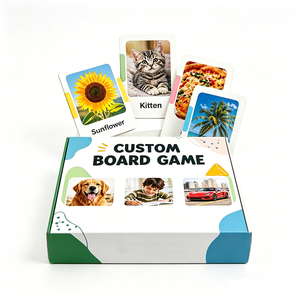 Juego de Mesa Familiar Personalizado para Niños, Juego Portátil de Fábrica, Juego de Cartas Educativo de Papel para el Aprendizaje de la Memoria - Product Image 4